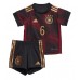 Tyskland Joshua Kimmich #6 kläder Barn VM 2022 Bortatröja Kortärmad (+ korta byxor)